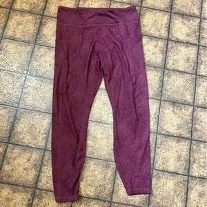Shambhala Burgundy Leggings